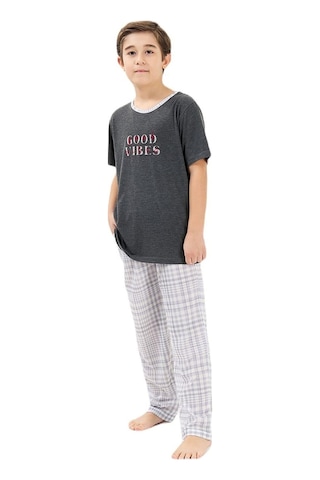 Yeni İnci Baba Oğul 2 Çift Viskon Pijama Takım 839 341 001