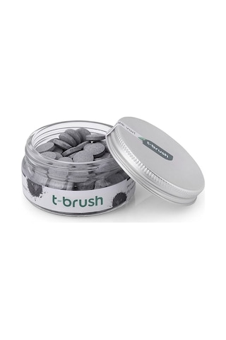 T-Brush Activated Charcoal Florürlü Diş Macunu 90 Tablet