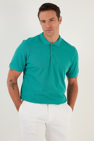 Buratti Pamuklu Regular Fit 3'Lü Paket Erkek Polo Yaka T Shirt 59029641827S3 Haki-Antrasit-Benetton