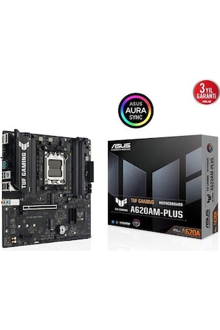 Asus Tuf Gamıng A620am-plus Ddr5 Hdmı-dp Pcıe 4.0 Am5 Matx