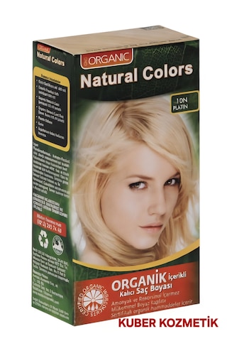 Natural Colors 10n Açık Sarı Organik İçerikli Amonyaksız Kalıcı Saç Boyası