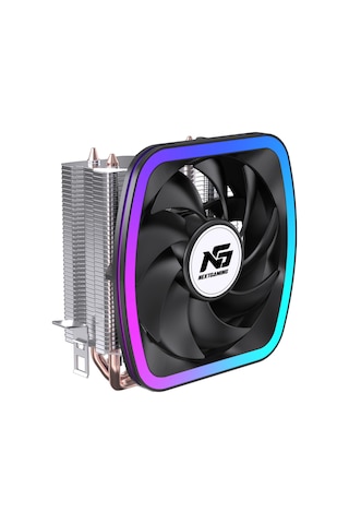 Ng Frost 200 120w Tdp F-rgb Fanlı Sessiz Kule Tipi Cpu 2 Borulu Soğutucu Siyah