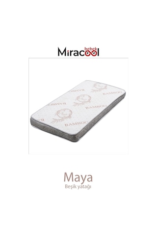 Bambo Maya Beşik Yatağı 70x110cm Bebek Yatak Oyun Parkı Yatak