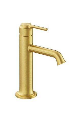 VitrA A4288025 Origin Classic Üstten Kumandalı Lavabo Bataryası Fırçalı Altın