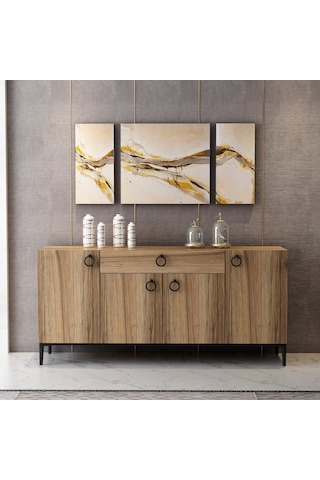 Minar Moon Modern Konsol 160 Cm - Dore Ceviz