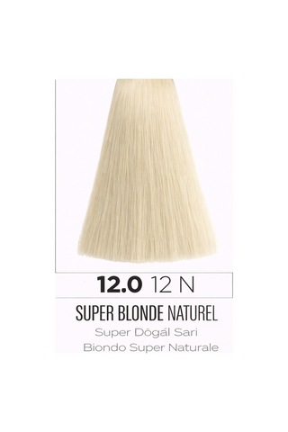 Dna Saç Boyası Kalıcı Krem Boya Yoğun Pigment & Parlaklık 12.0 Süper Naturel Sarı 100ml