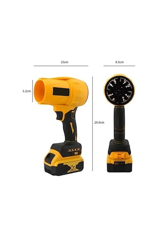Ahv-18 Turbo Hava Üfleyici 4 Kademe Hız 21v 431w Kablosuz Blower 32.000 Rpm 1