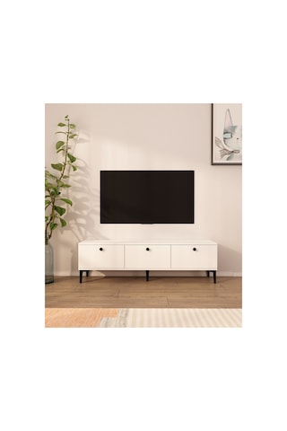Milani 150 Cm Tv Ünitesi Tv Sehpası Beyaz - Beyaz Beyaz-beyaz Milani 150 Cm Tv Ünitesi Tv Sehpası Beyaz - Beyaz Beyaz-beyaz