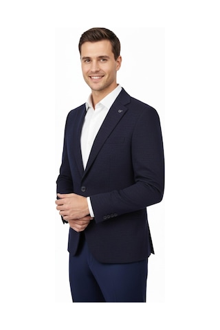 Erkek Tek Spor Ceket Çift Yırtmaçlı Bgl-st04982 Bordo