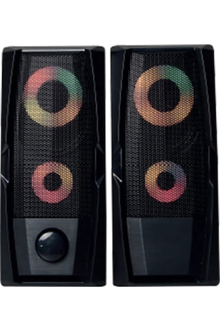 Rampage Rms-x9 2.0 Rgb Işıklı Multimedia 5v 30db Gaming Oyuncu Speaker