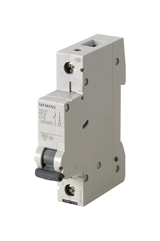 Siemens 5SL6125-6YA 1 Fazlı 25A B Tipi 6 kA Otomatik Sigorta