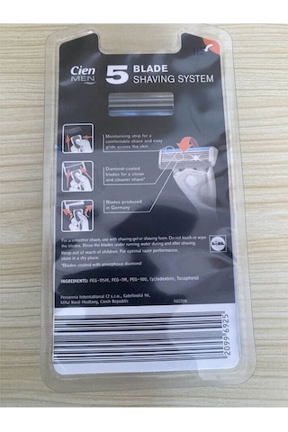 Cien Men Shark 5 Blade Shaving System Razor 5 Bıçaklı Tıraş Bıçağı