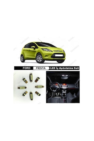 Fardoktoru Ford Fiesta Led Iç Aydinlatma Ampul Seti Beyaz
