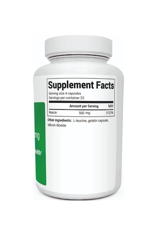 Dr.berg Nıacın Vitamin B3 500 Mg 100 Capsules