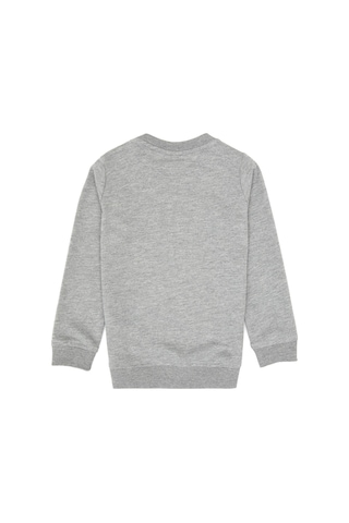U.S. Polo Assn. Erkek Çocuk Gri Melanj Basic Bisiklet Yaka Sweatshirt 50307801-VR086