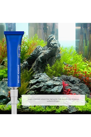 Youmex Akvaryum Bitkileri Ve Koral Bağlayıcı - Hızlı Kürlenir, Suya Zararsız, 20g, Çeşitli Yüzeyler İçin