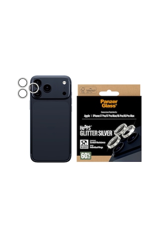 Panzerglass Hoops Apple Uyumlu iPhone 17 Pro Max 16 Glitter Silver Kamera Lens Koruyucu