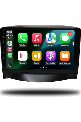 Carplayer Peugeot 206+ 2006-2012 Uyumlu Android Multimedya 6gb Ram 64gb Hafıza