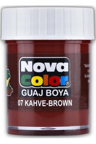 Guaj Boya 25 ml Tek Renk 1 Adet Nova Color Su Bazlı 25 ml Guaj Bo Sarı