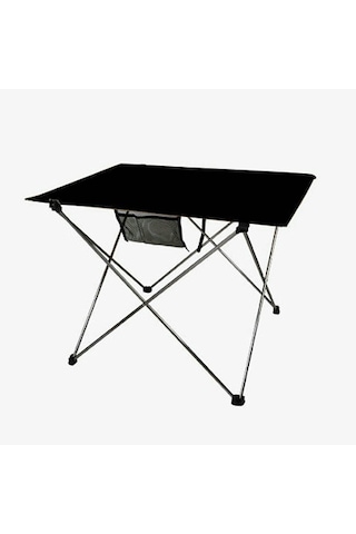 Katlanabilir Kumaş Kamp Ve Piknik Masası, Siyah, Geniş Model, 73 X 55 X 48 Cm Allmart