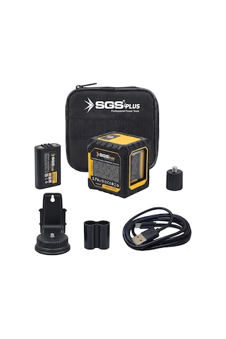 Sgs Plus Sgs5427 3.7v Şarjlı Yeşil Lazer Terazi 2 Çizgili Yatay Dikey Hizalama Distomat Seti