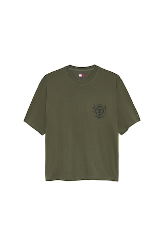 Tommy Hilfiger Tjm 90s Bılls Ss Tee Erkek Yeşil T-shirt - Dm0dm22332