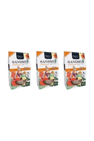 Nature Plan Sandmix Grit Natural Kuş Kumu 3 x 250 G