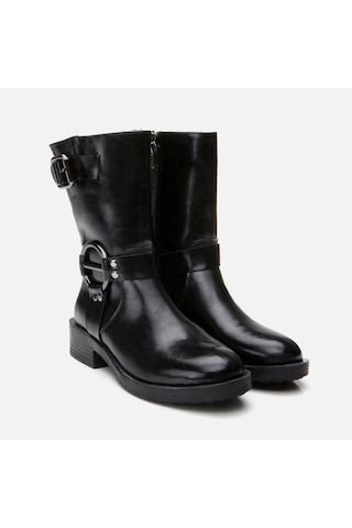 Hotiç Siyah Kadın Topuklu Bot 01boh298910a100 Siyah-black Siyah