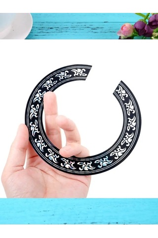 Tevdı Gitar Priz Çıkartması 104 Mm Siyah, 40 41 İnç İçin 104924620