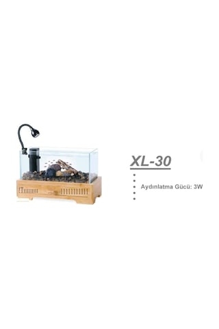 Jeneca Xl-30 Akvaryum+dekor 28x14x17,5 Cm. 3,3l