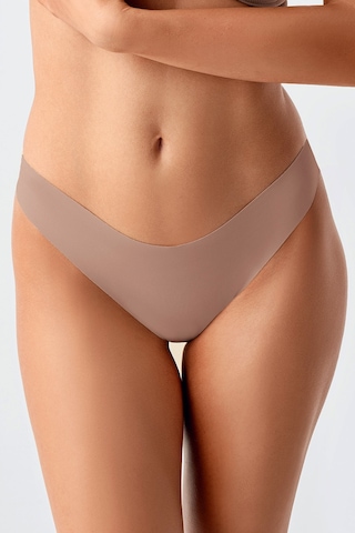 Kompedan Kadın Dikişsiz Lazer Kesim Brazilian Külot Cappuccino 9204 Sütlü Kahve