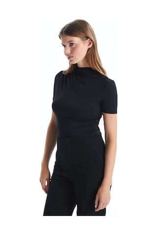 Lcw Vision Siyah Dik Yaka Kadın Body