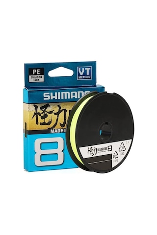 Shimano Kairiki 8 300m İp Misina 0,190mm 12kg Sarı