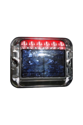 Polikarbonat 1x6 Led Li Solar Yol Butonu