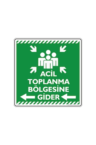 Acil Toplanma Bölgesine Gider Sol Ok Acil Toplanma Bölgesine Gider Sol Ok