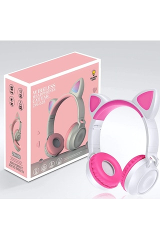 ZW-028 Kedi Kulaklı Bluetooth 5.0 Kulak Üstü Kulaklık