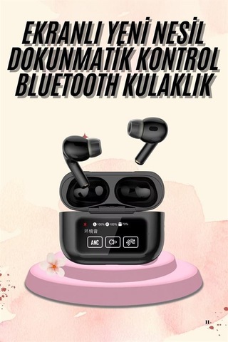 Kablolu Kulakiçi Kulaklık Yeni Nesil Pro Ekranlı Bluetooth Kulaklık 5.0 Bluetooth Belirtilmemiş