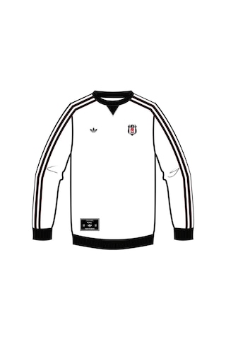 Adidas Erkek Beyaz Sweatshirt Bjk Icon Swt Jm4911 Beyaz