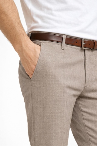 Classics Men Captiva İtalyan Kesim Comfort Fit Erkek Keten Pantolon - 7557 Krem