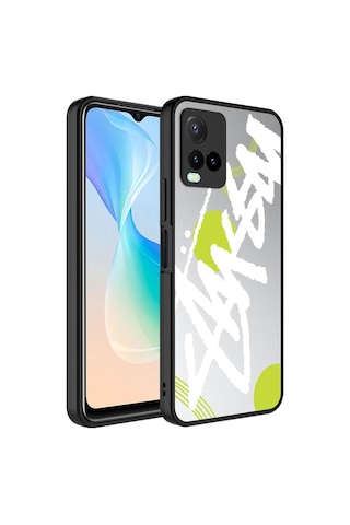 Vivo Y32 Kılıf Aynalı Desenli Kamera Korumalı Parlak Mirror Kapak
