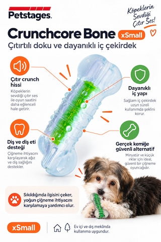 Petstages Crunchcore Bone Dog Chew Toy Köpek Oyuncağı Xsmall