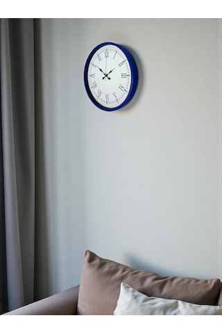36 Cm Lacivert Roma Rakamlı Duvar Saati Diğer 88469204