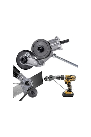 Yihemaoyi Elektrikli Matkap Tornavida İçin Metal Demir Teneke Plaka Kesici 0.8mm Kesme Aleti Adaptörü Başlığı Ucu