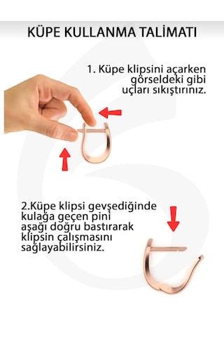 925 Ayar Gümüş Beyaz Taşlı Dört Yapraklı Yonca Gümüş Çocuk Küpesi