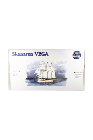 Türk Model 1/35 107 Vega Yelkenli, 87 Cm. Ahşap Model Kiti-55229