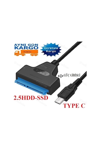 Type-C 3.1 Usb To 2.5 3.5 Inç Sata 4393P Ssd Hdd Hard Disk Dvd Ka