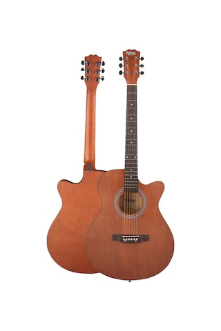 Midex Phx-188Eq Set Masif Ağaç Elektro Akustik Gitar 4/4 Çanta