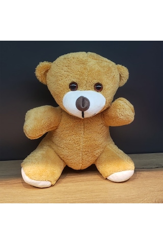 Kahverengi Peluş Oyuncak Ayıcık Çok Renkli