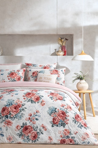 İqon Lastikli Çarşaflı Nevresim Takımı Çift Kişilik Elegant Rose Elegant Rose