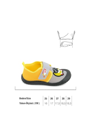 Gezer Yazlık Erkek Çocuk Pvc Taban Cırt Cırtlı Ayarlanabilir Keten Günlük Ayakkabı Ga2ypm.03410.00.1ı2.h54
